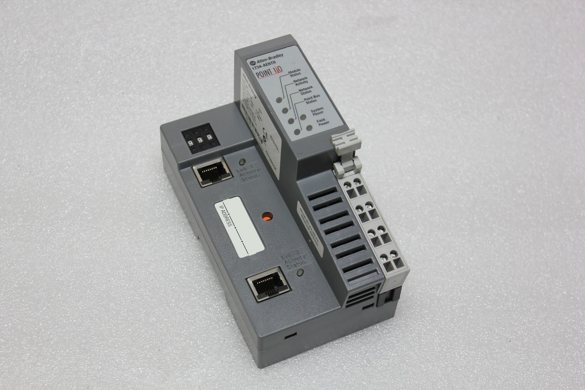 ALLEN BRADLEY POINT I/O DUAL PORT ETHERNET/IP MODULE