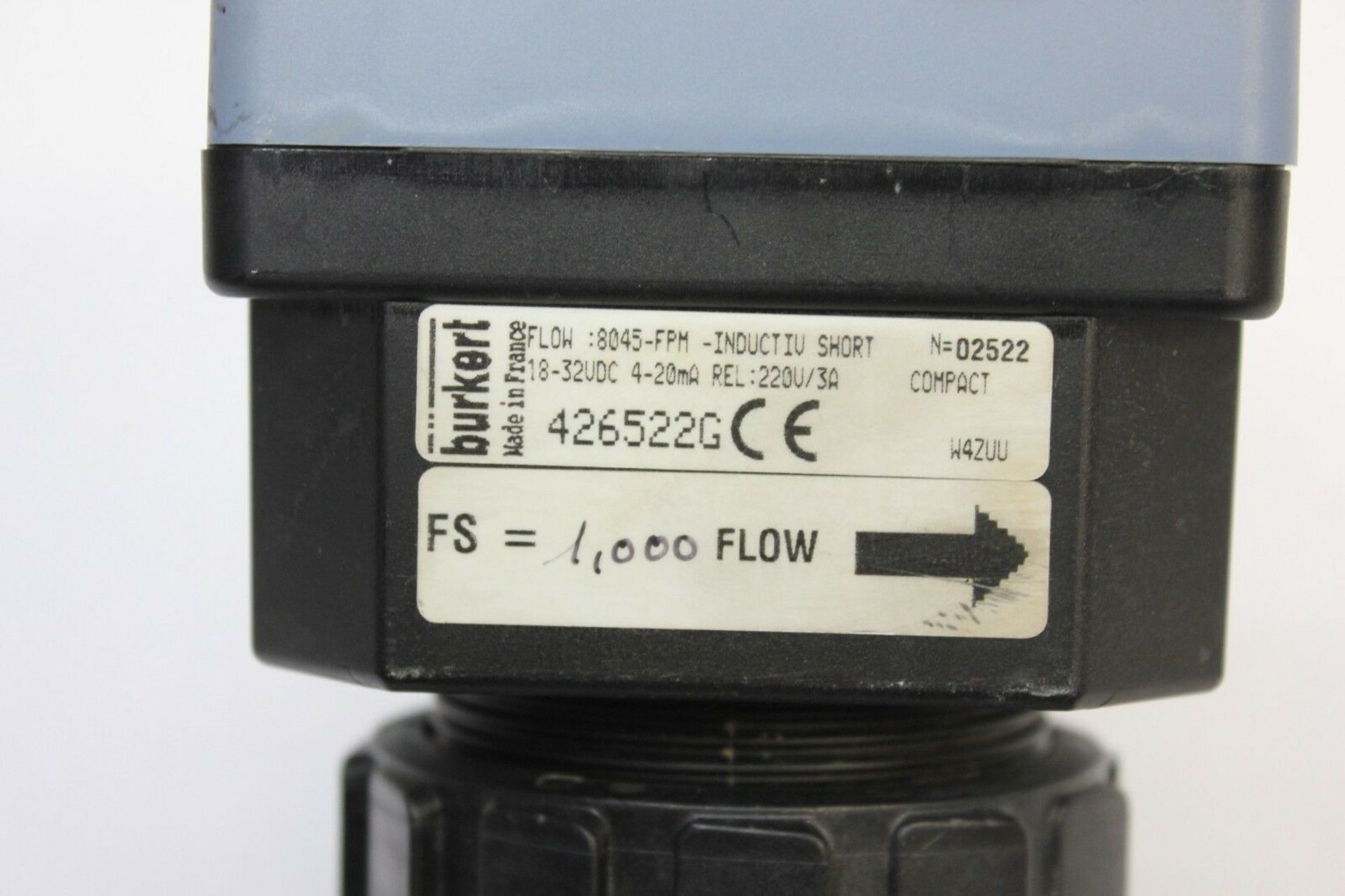 BURKERT 8045 MAGNETIC FLOWMETER - Image 5 of 6