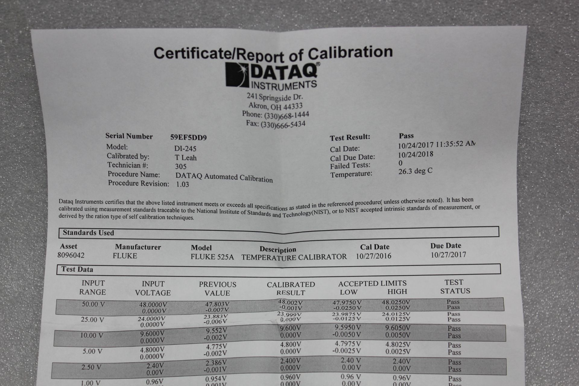 NEW DATAQ INSTRUMENTS VOLTAGE & THERMOCOUPLE DAQ - Image 5 of 6