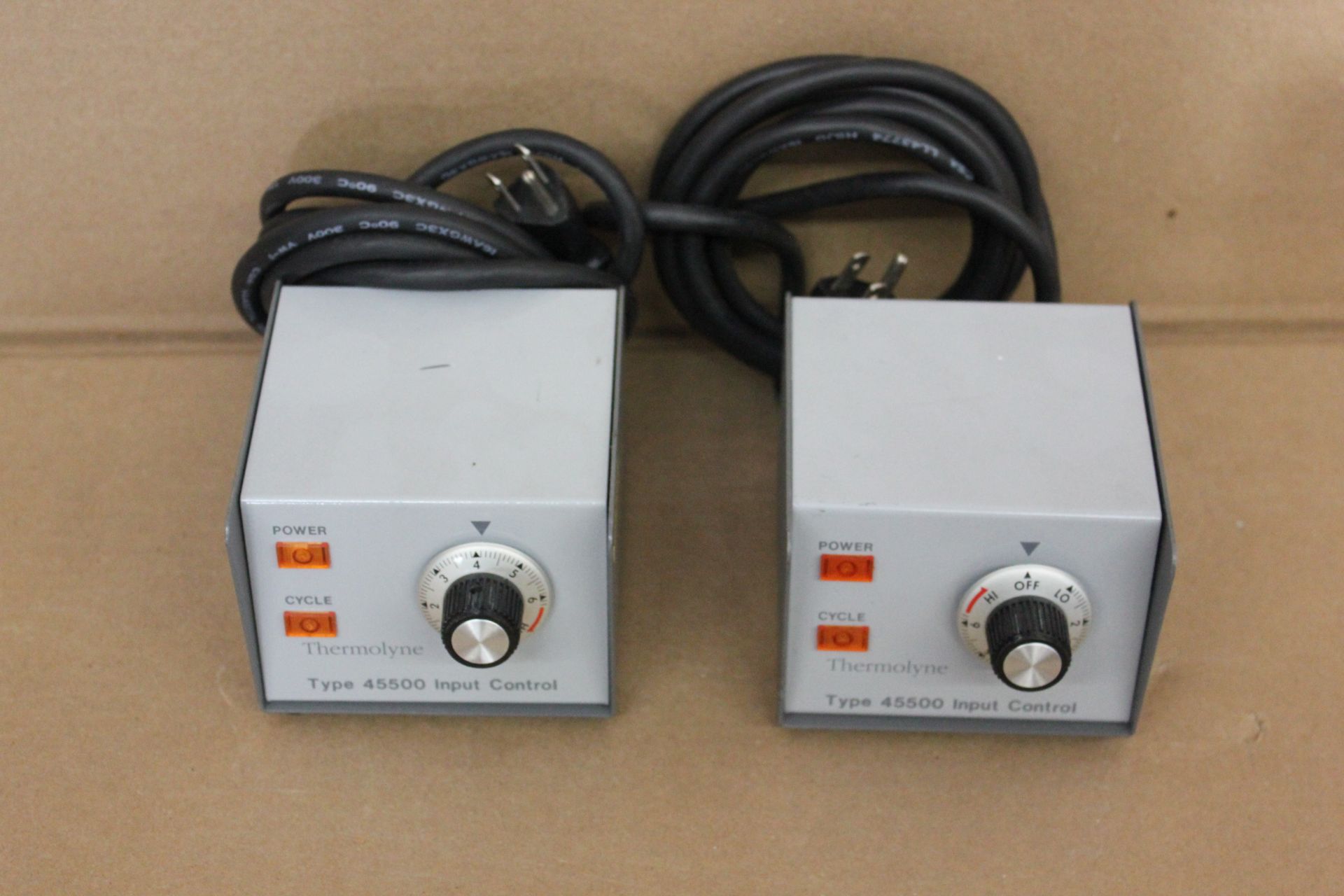 LOT OF 2 THERMOLYNE 45500 INPUT CONTROLLERS