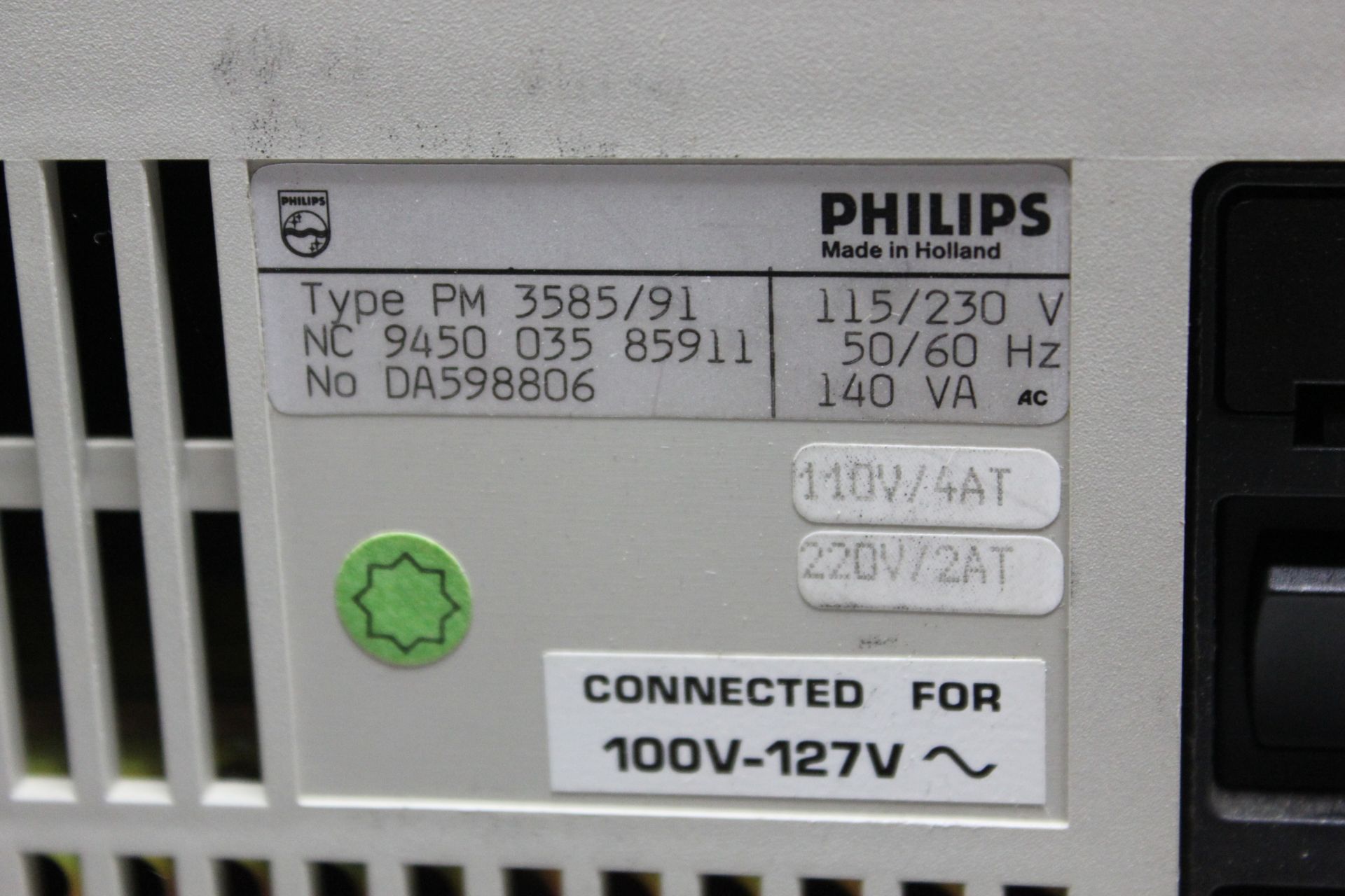 PHILIPS PM3585 LOGIC ANALYER - Image 6 of 7