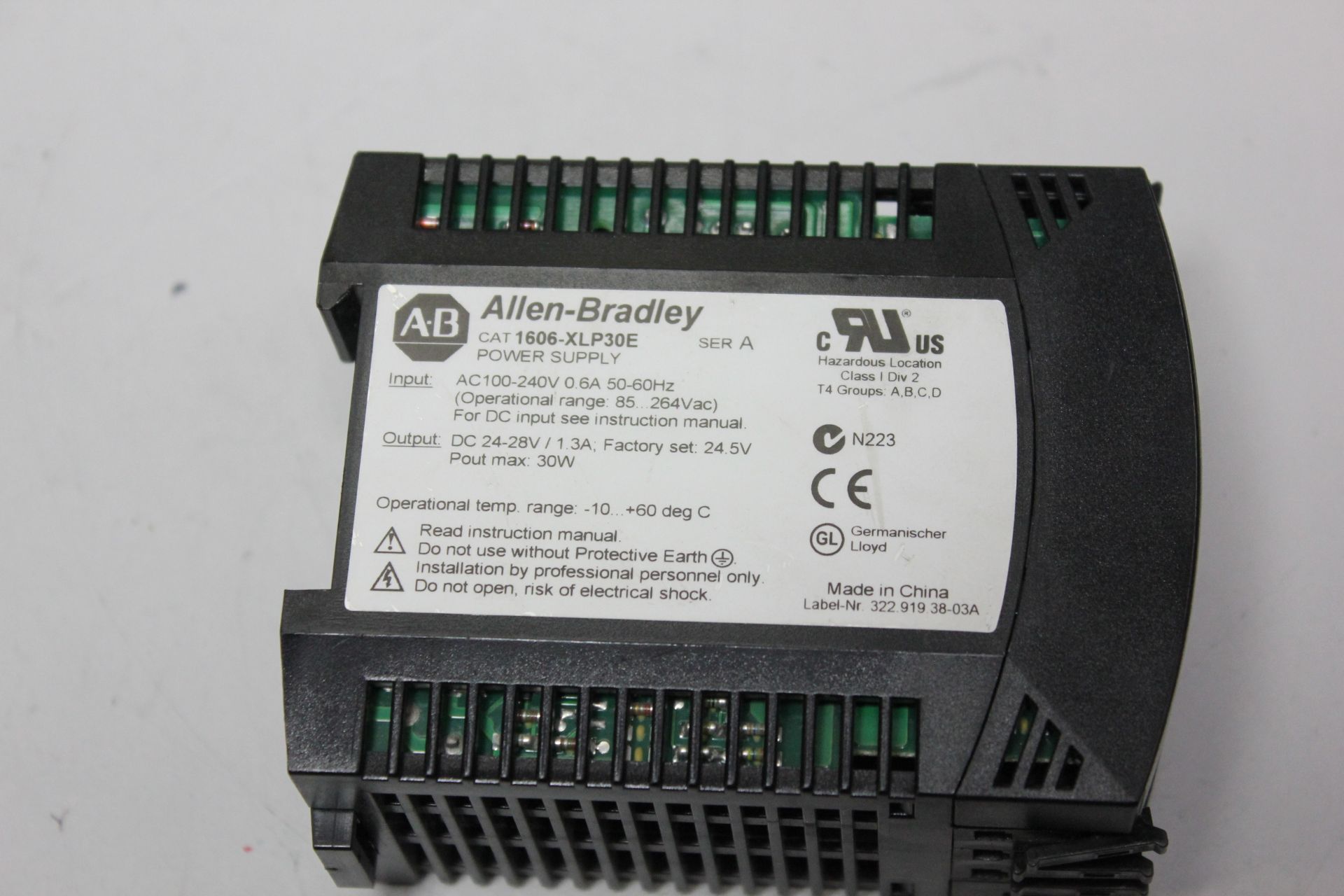 ALLEN BRADLEY AUTOMATION POWER SUPPLY - Image 2 of 2