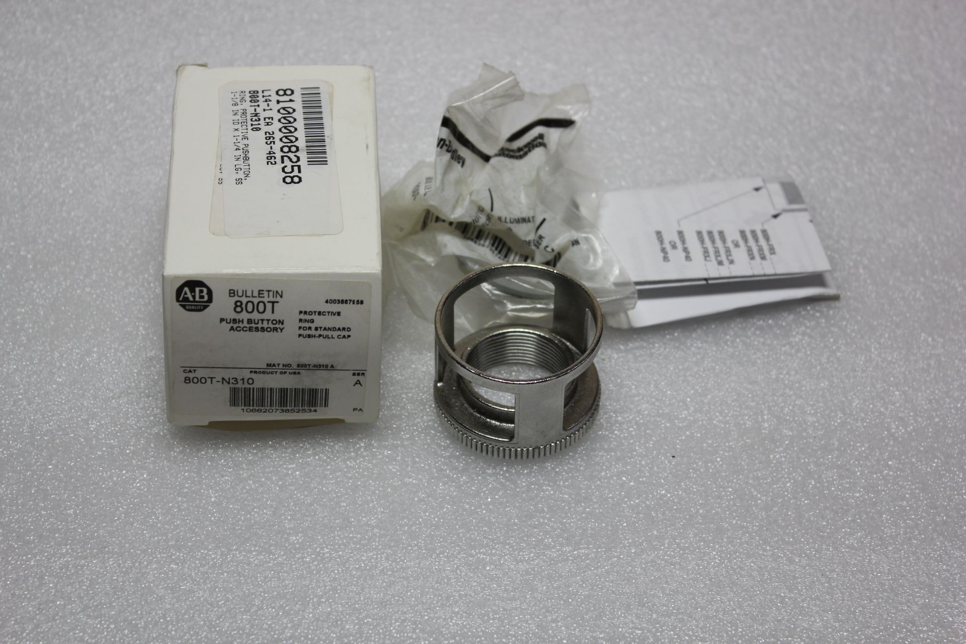NEW ALLEN BRADLEY PUSH BUTTON PROTECTIVE RING
