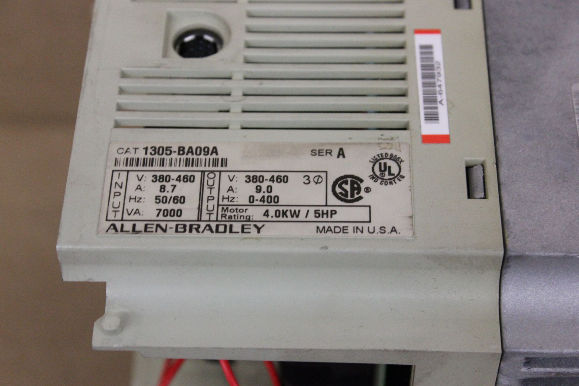 ALLEN BRADLEY 1305 AC SERVO DRIVE - Image 3 of 3