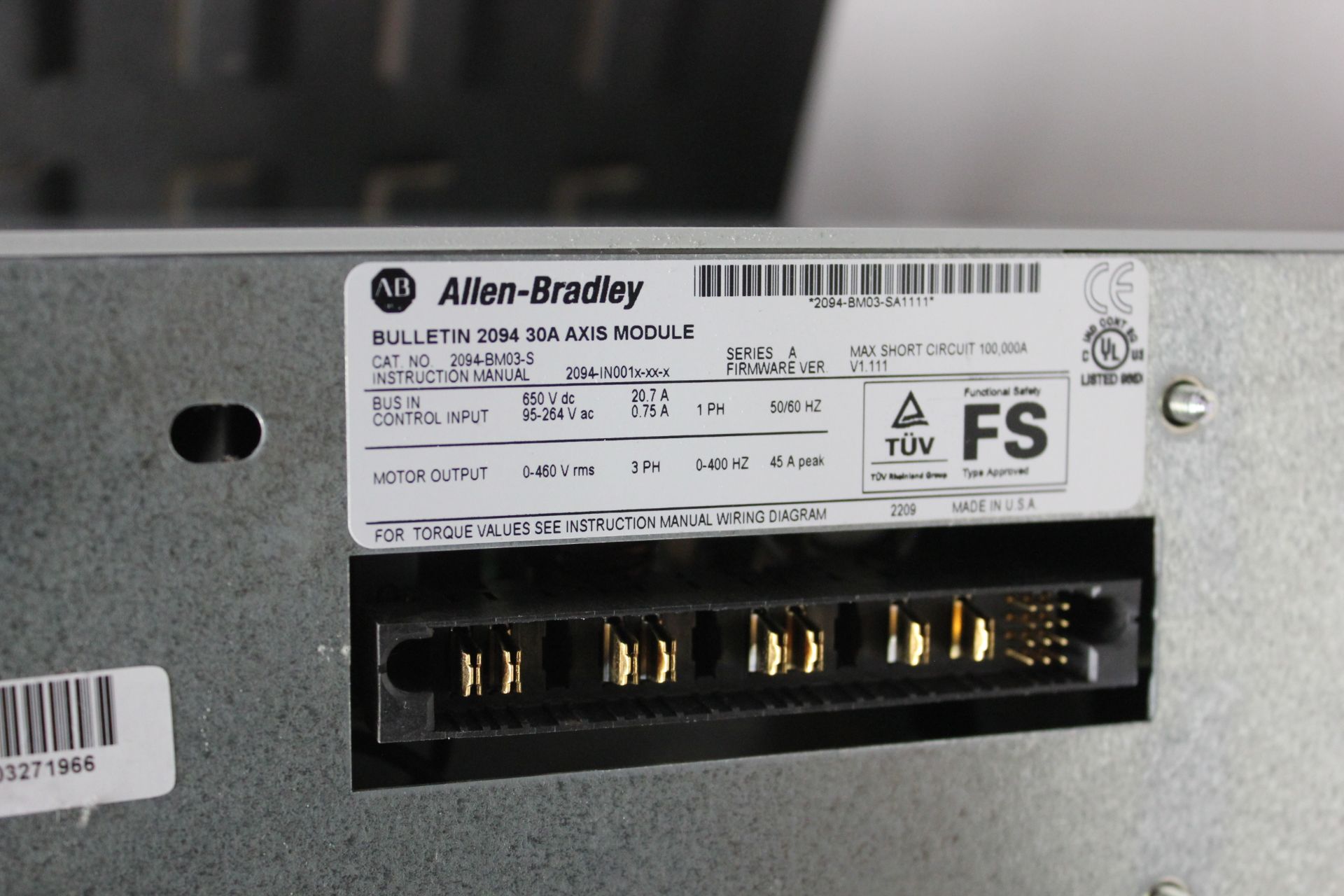 ALLEN BRADLEY KINETIX 6000 SERVO DRIVE - Image 5 of 5