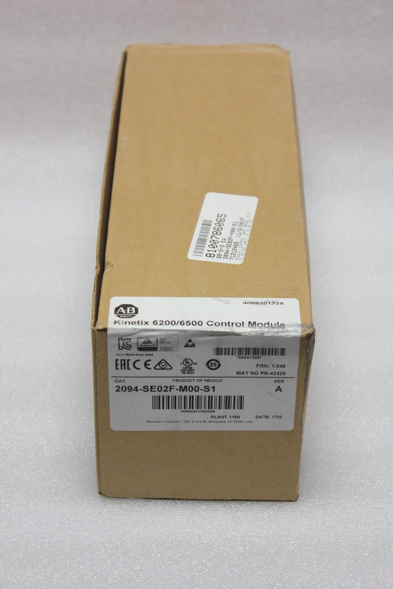 NEW ALLEN BRADLEY KINETIX CONTROL MODULE