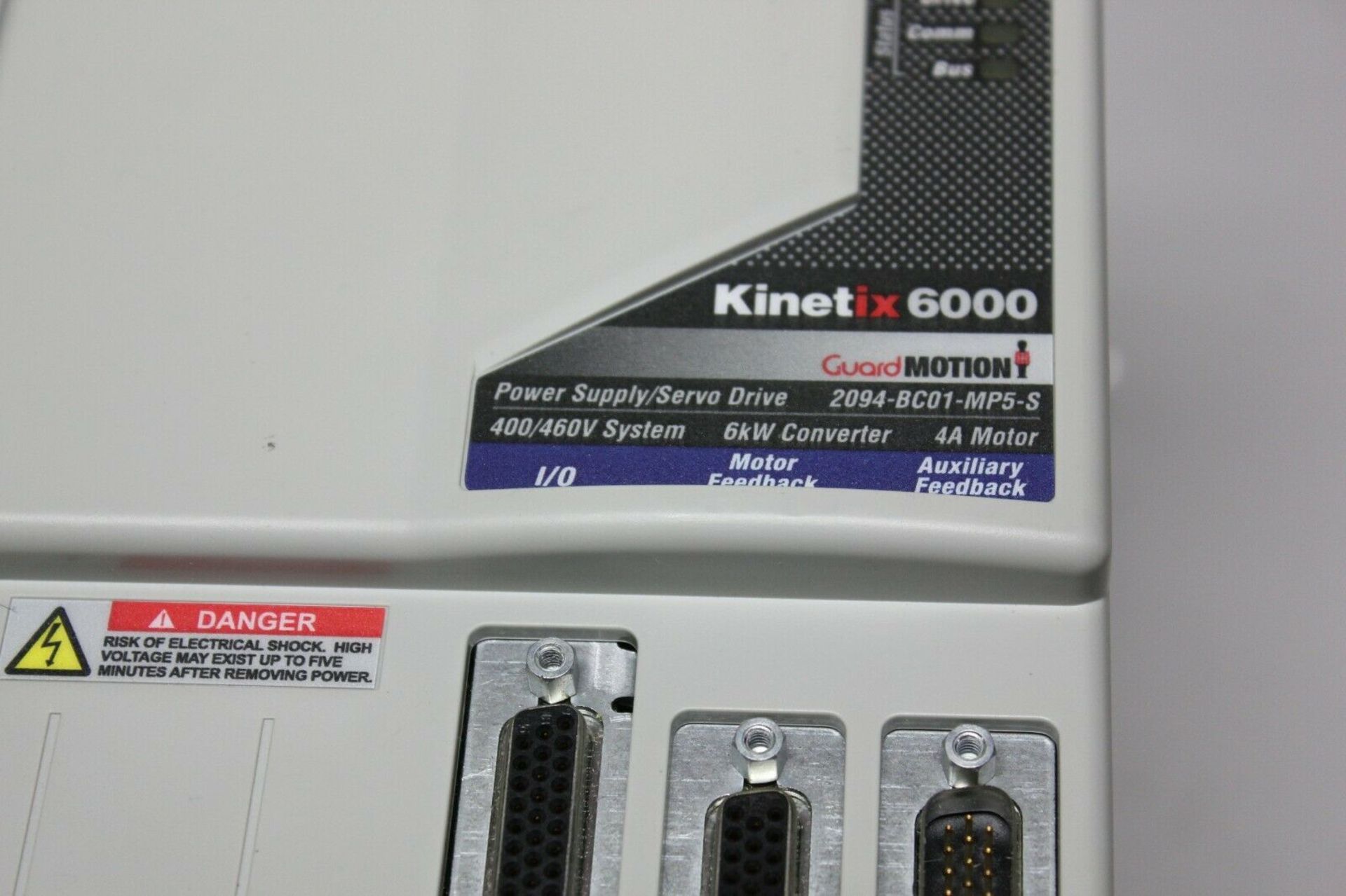 UNUSED ALLEN BRADLEY KINETIX 6000 GUARDMOTION P.S.& SERVO DRIVE 2094-BC01-MP5-S - Image 2 of 4