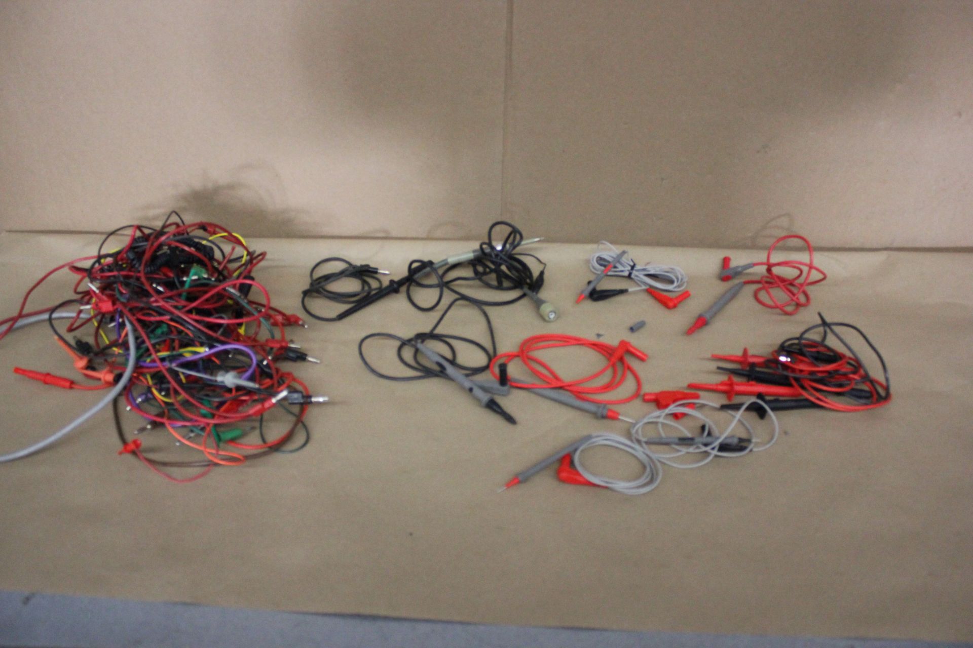 LOT OF TEST PROBES AND CABLES