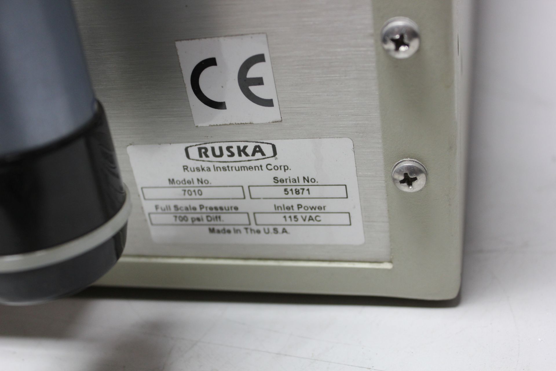 RUSKA DIGITAL PRESSURE CONTROLLER - Image 5 of 6