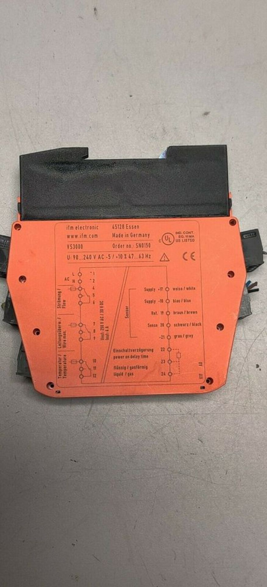 IFM SN0150 FLOW SENSOR MONITOR - Image 2 of 2