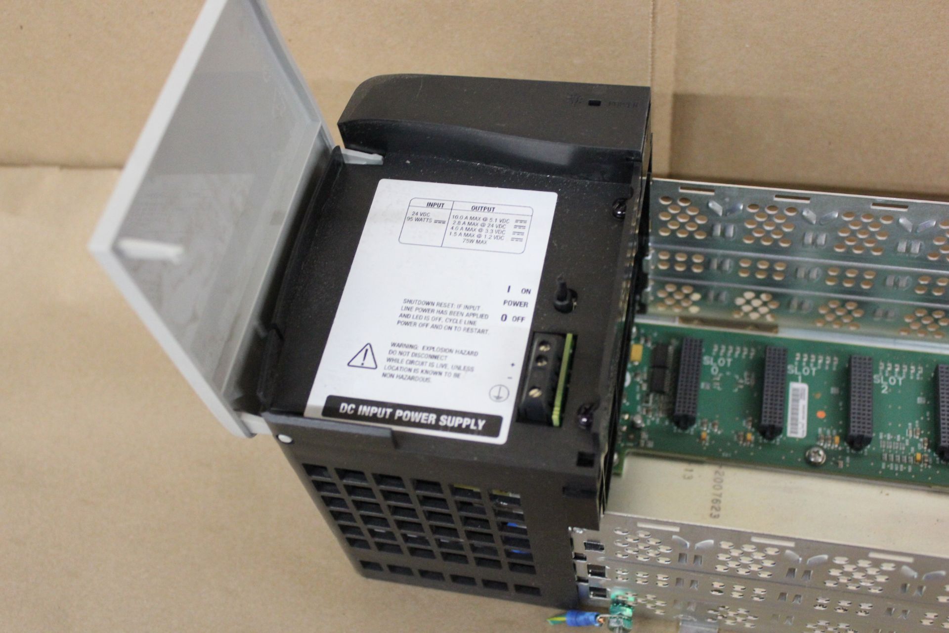 ALLEN BRADLEY CONTROLLOGIX PLC RACK & POWER SUPPLY - Image 2 of 4