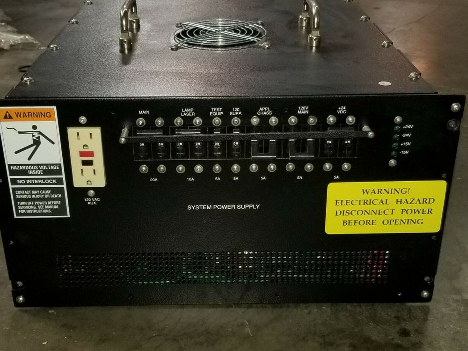 ULTRATECH STEPPER SYSTEM AC POWER SUPPLY - Image 2 of 6