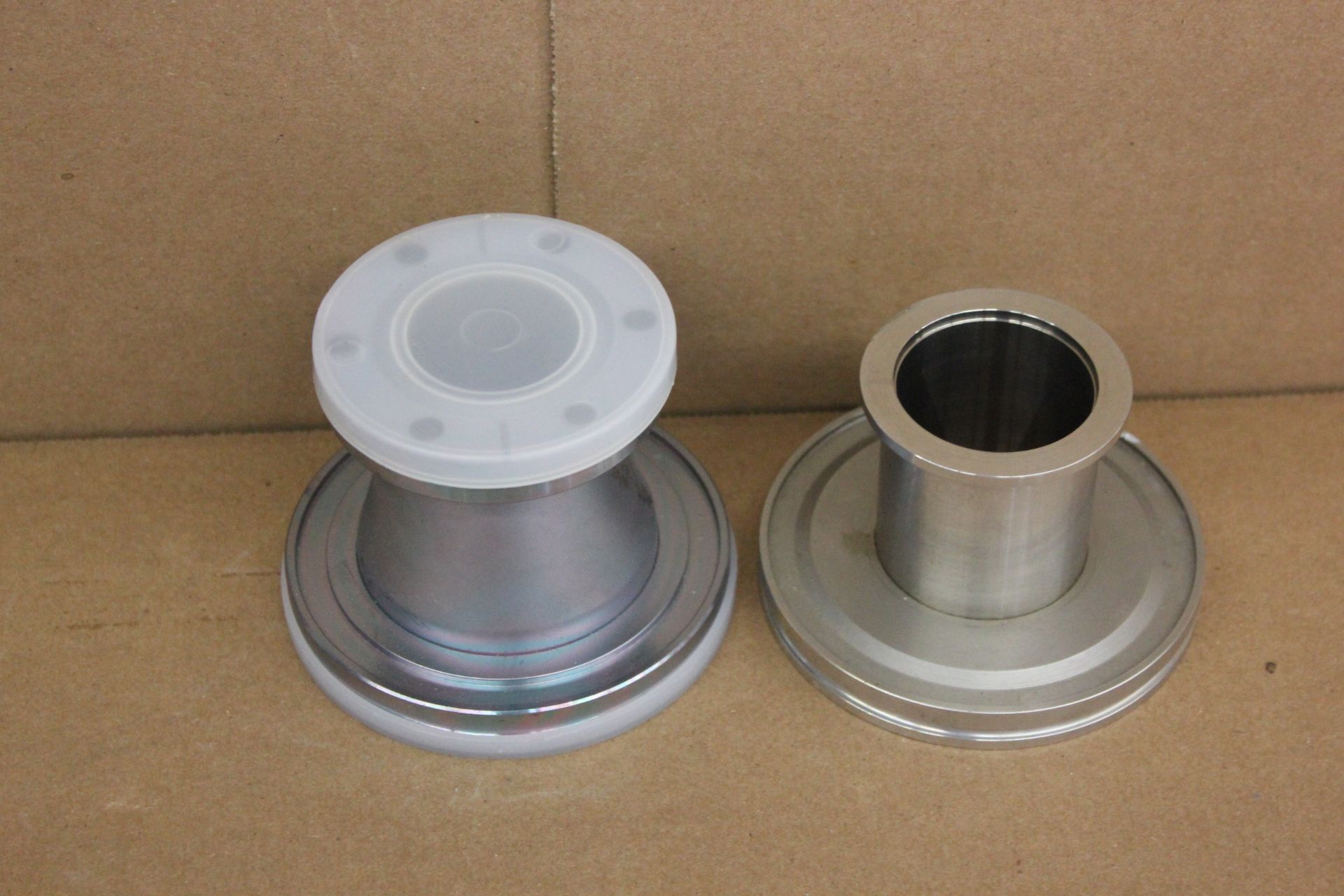 LOT OF 2 NEW HIGH VACUUM CONFLAT ADAPTER FLANGE