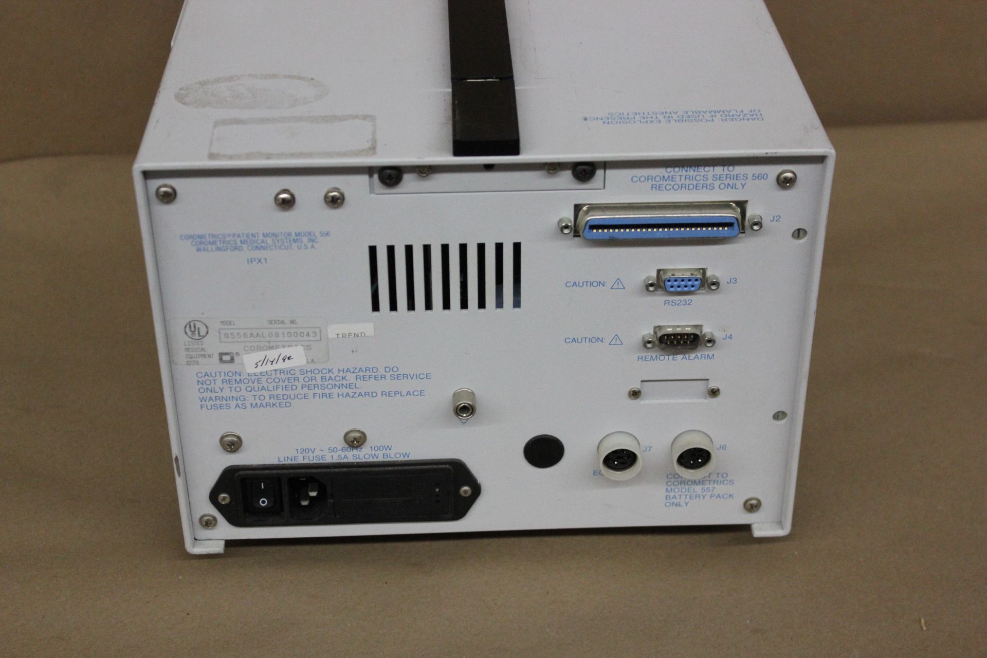 COROMETRICS 556 PATIENT MONITOR - Image 5 of 5