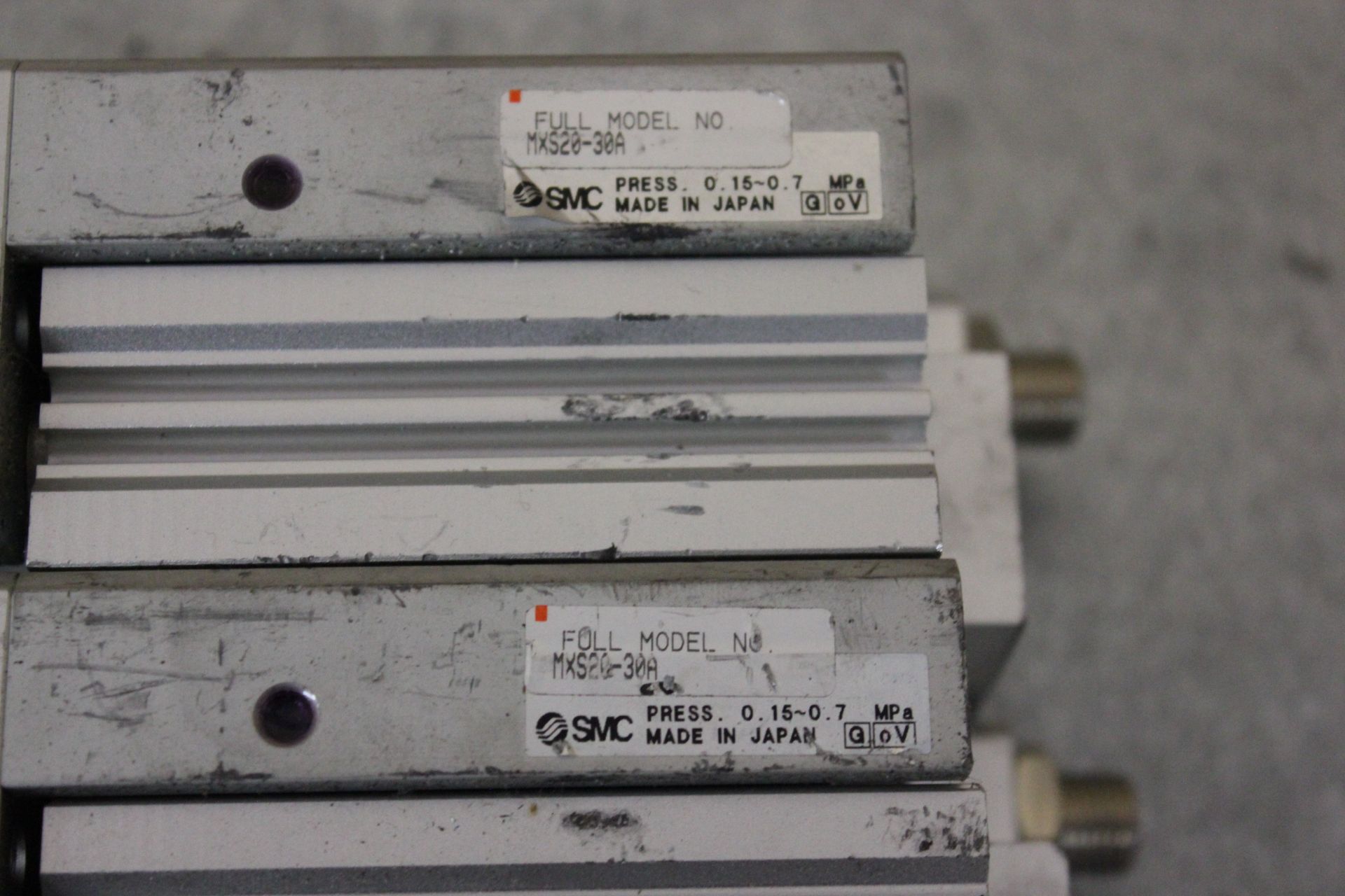 LOT OF SMC LINEAR SLIDE TABLE PNEUMATIC CYLINDERS - Image 7 of 7