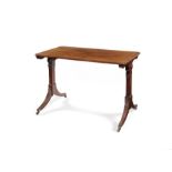 A Regency mahogany centre table