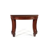 A George IV mahogany console/serving table