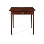 A George III mahogany side table