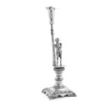 Napoleon interest:- A Brazilian silver toothpick holder, maker’s mark F. over J. T.