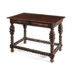 An early 19th century Portuguese rosewood centre table