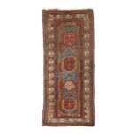 A Caucasian long rug, probably Shirvan