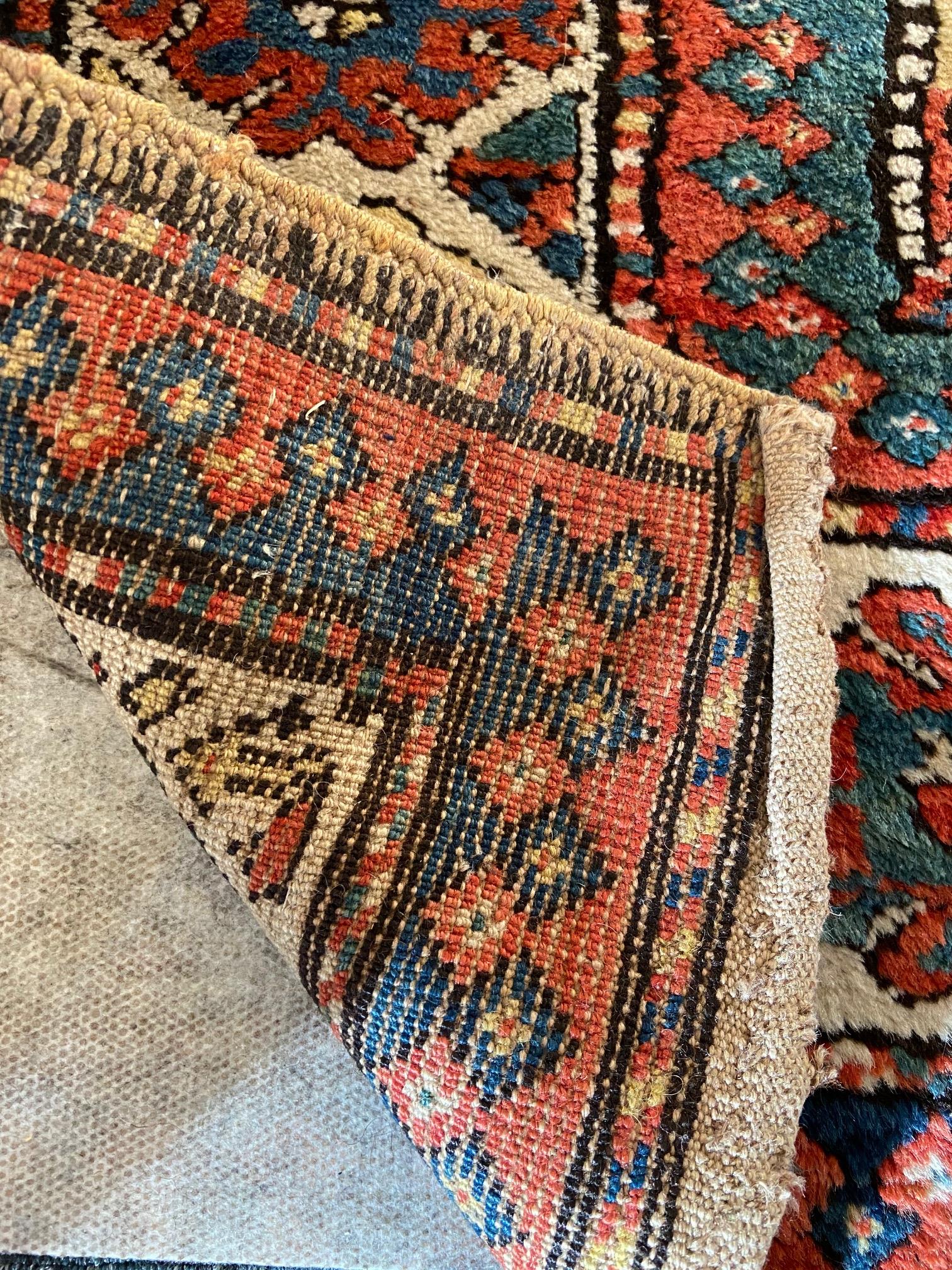 A Caucasian Mughan rug, circa 1890 - Image 4 of 5