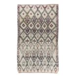 A vintage Moroccan carpet