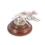 A Scottish silver greyhound racing trophy by George and John Morgan, Glasgow, 1927