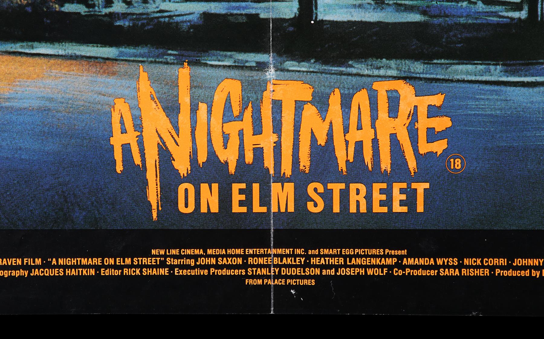 “A Nightmare On Elm Street” Original British Quad Poster - Movie Poster main image 1