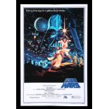 STAR WARS: A NEW HOPE (1977) - US One-Sheet Style-B "Kilian" Anniversary Poster, 1992