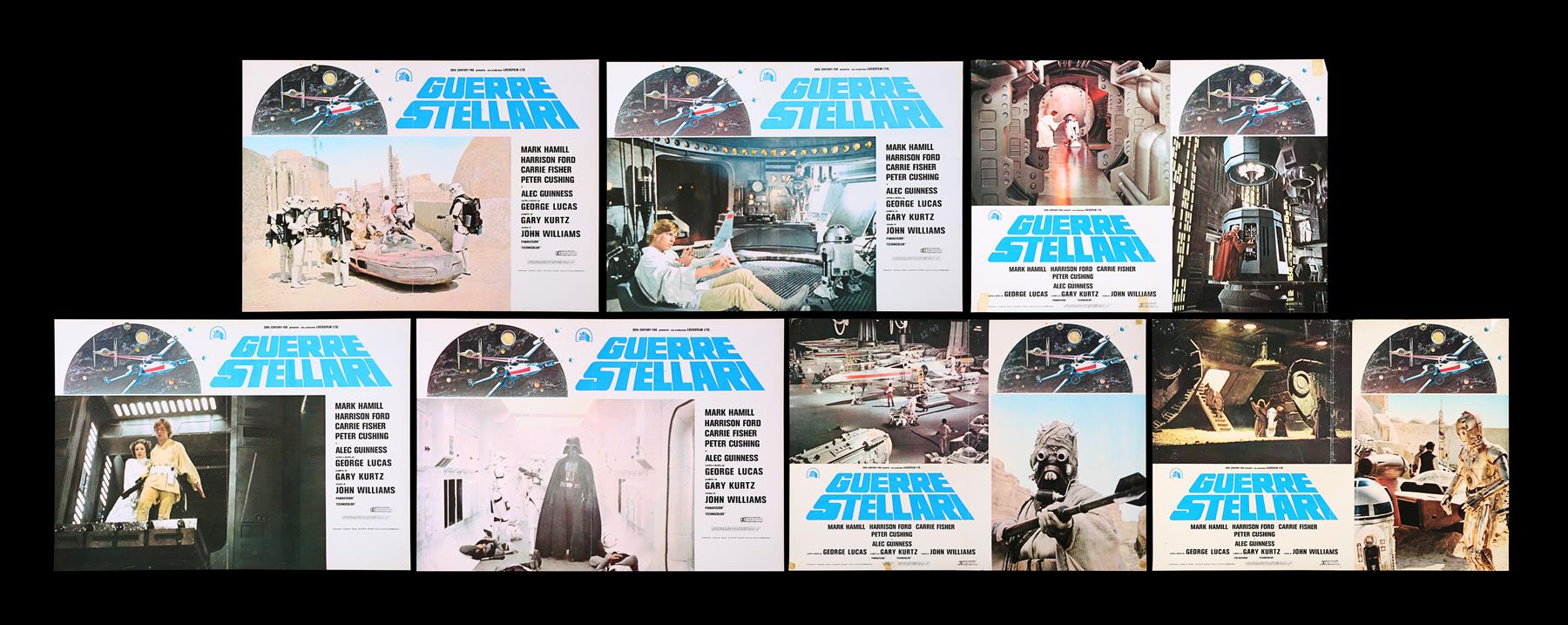 STAR WARS: A NEW HOPE (1977) - Seven Italian Photobustas, 1977