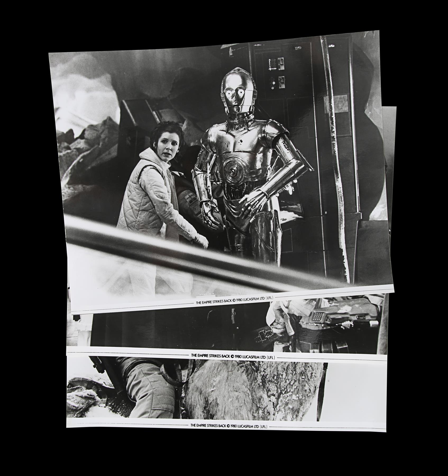 STAR WARS: THE EMPIRE STRIKES BACK (1980) - Set of Eight US Front of House Lobby Cards, 1980 - Image 3 of 6