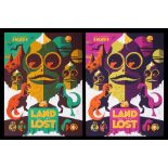 LAND OF THE LOST (TV SERIES 1974-76) - Two Mondo Posters - Regular and Variant, 2012