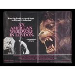 AN AMERICAN WEREWOLF IN LONDON (1981) - UK Quad Poster, 1981
