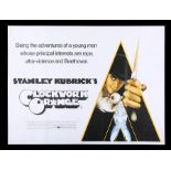 A CLOCKWORK ORANGE (1971) - UK Quad Poster, 1971