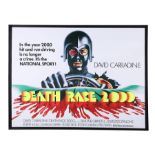 DEATH RACE 2000 (1975) - UK Quad Poster, 1975