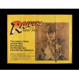 RAIDERS OF THE LOST ARK (1981) - UK Quad "Style-A" Poster, 1981