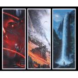 THE LORD OF THE RINGS TRILOGY (2001-03) - Three Mondo Posters, 2012