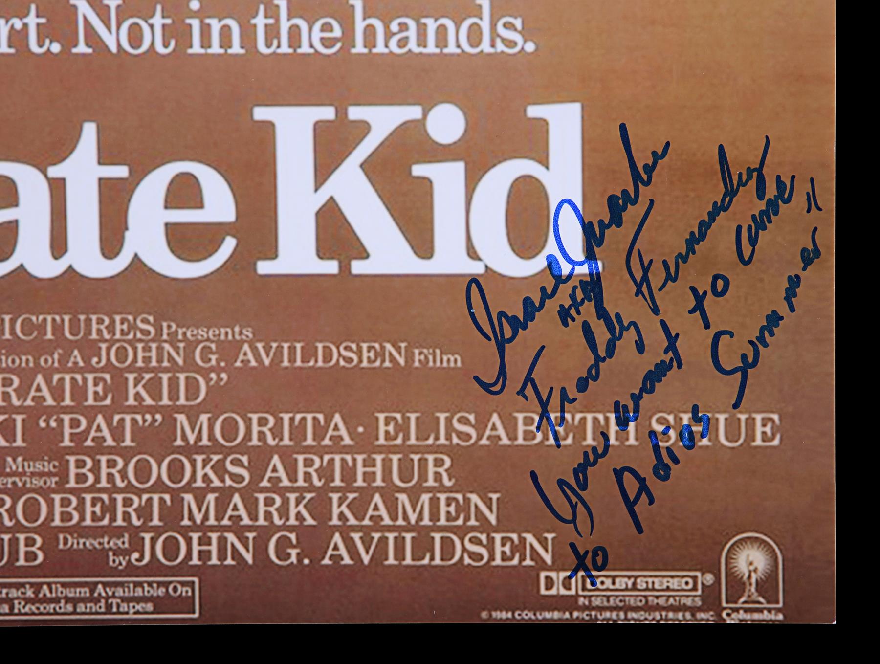 THE KARATE KID (1984) - Autographed Poster, 1980's - Image 4 of 5