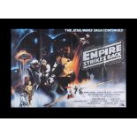 STAR WARS: THE EMPIRE STRIKES BACK (1980) - ESB Quad Poster, 1980 - Gone With the Wind Style A Desig