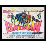 BATMAN (1966) - UK Quad Poster, 1966