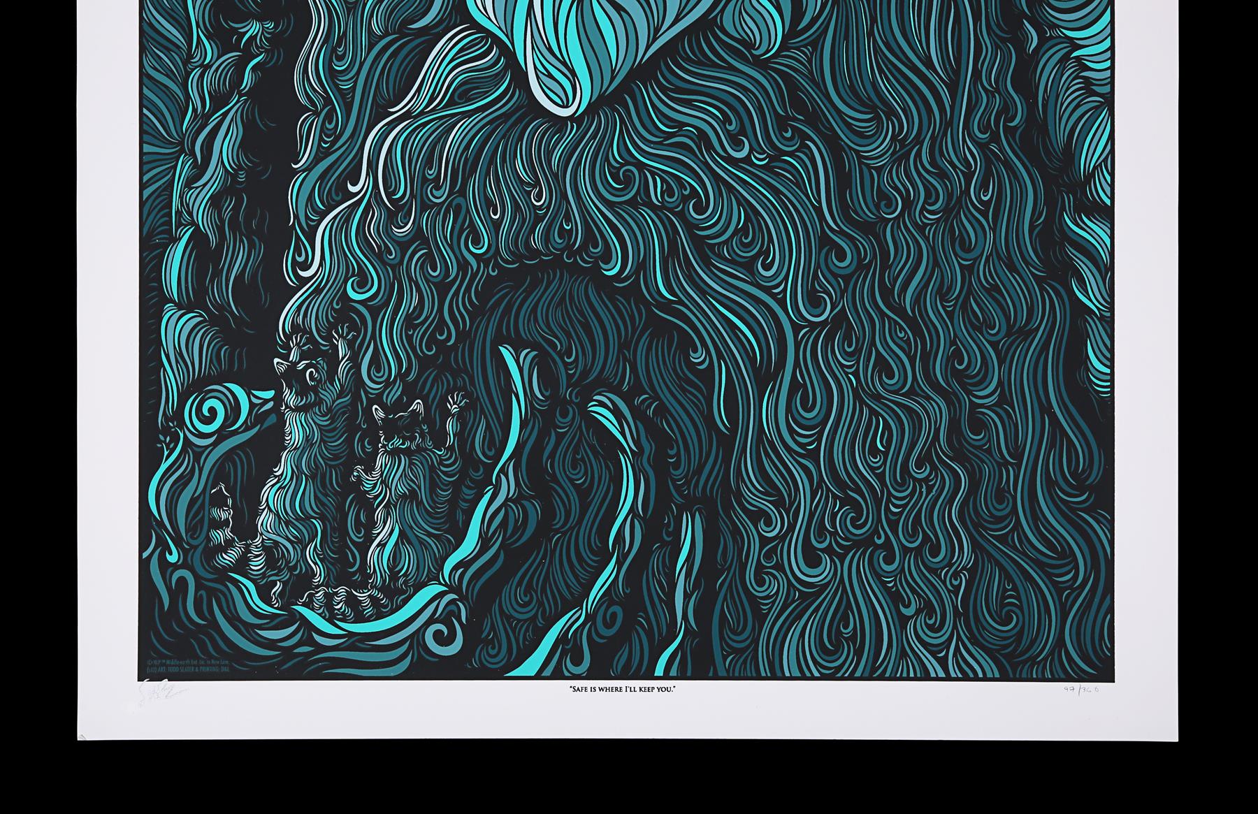 THE LORD OF THE RINGS (2001) - Mondo Poster - Treebeard "Safe is Where I'll Keep You", 2012 - Image 3 of 6