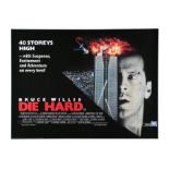 DIE HARD (1988) - UK Quad Poster, 1988