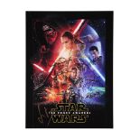 STAR WARS: THE FORCE AWAKENS (2015) - Cast Autographed Mini Poster, 2015