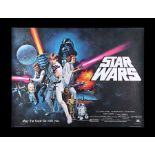 STAR WARS: A NEW HOPE (1977) - UK Quad "Non-Oscars®" Poster, 1977