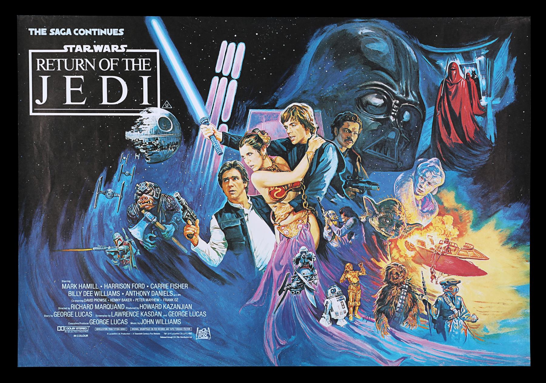 STAR WARS: RETURN OF THE JEDI (1983) - UK Quad Poster, 1983