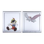 WALT DISNEY: VARIOUS PRODUCTIONS (1940-74) - Two Limited Edition "Pinocchio" and "Dumbo" Mirrors c.