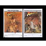 RAIDERS OF THE LOST ARK (1981) - Two US One-Sheet Posters, 1981/82