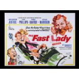 THE FAST LADY (1962) - UK Quad Poster, 1962