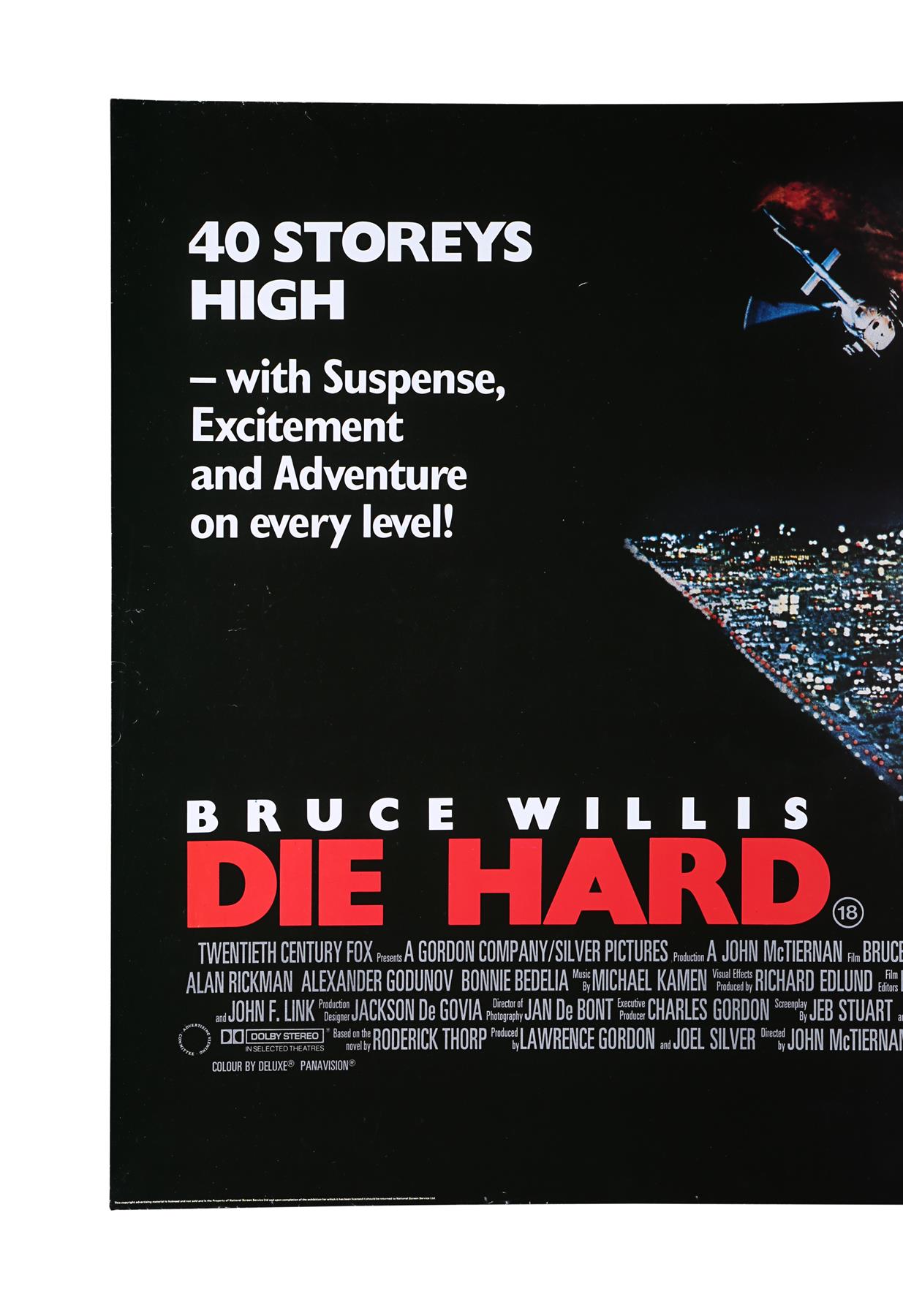 DIE HARD (1988) - UK Quad Poster, 1988 - Image 2 of 5